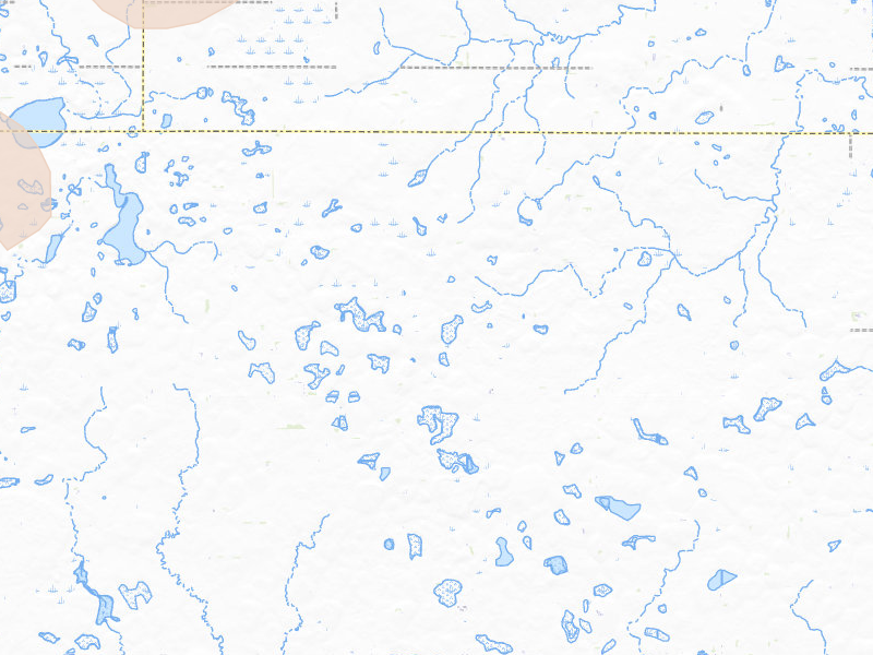 Radar-estimated hail-size map of the storm over Erwin, SD on Jul 2, 2026