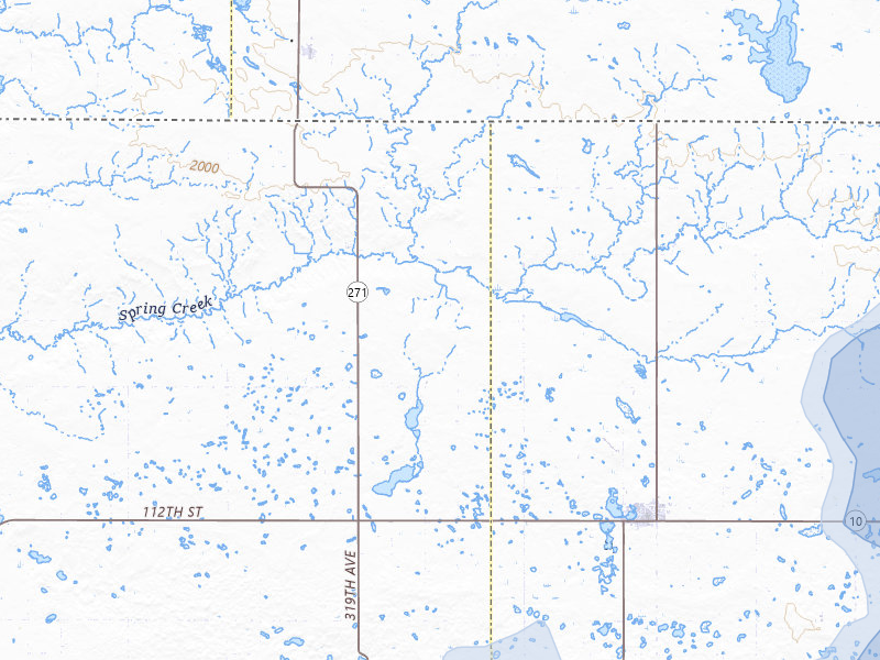 NEXRAD radar-signature map of the hail storm over Eureka, SD on May 31, 2026