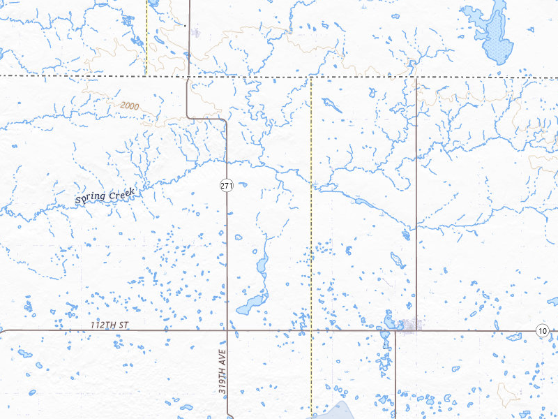 NEXRAD radar-signature map of the hail storm over Eureka, SD on Jun 3, 2026