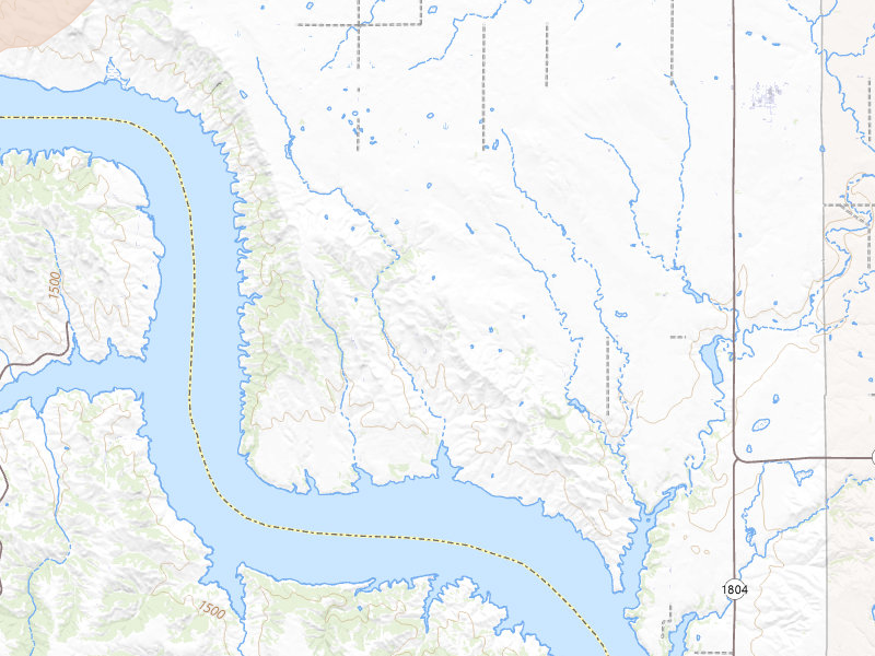 Radar-estimated hail-size map of the storm over Geddes, SD on May 17, 2026