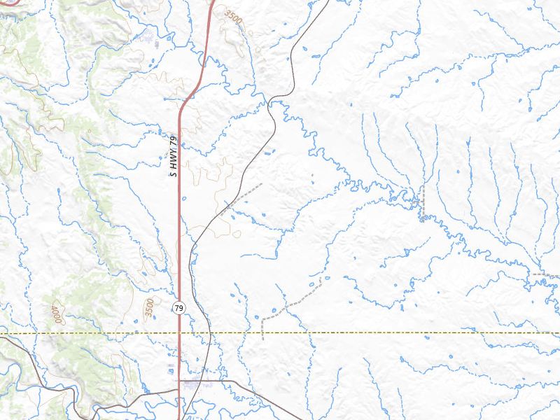 NEXRAD radar-signature map of the hail storm over Hermosa, SD on Aug 16, 2026