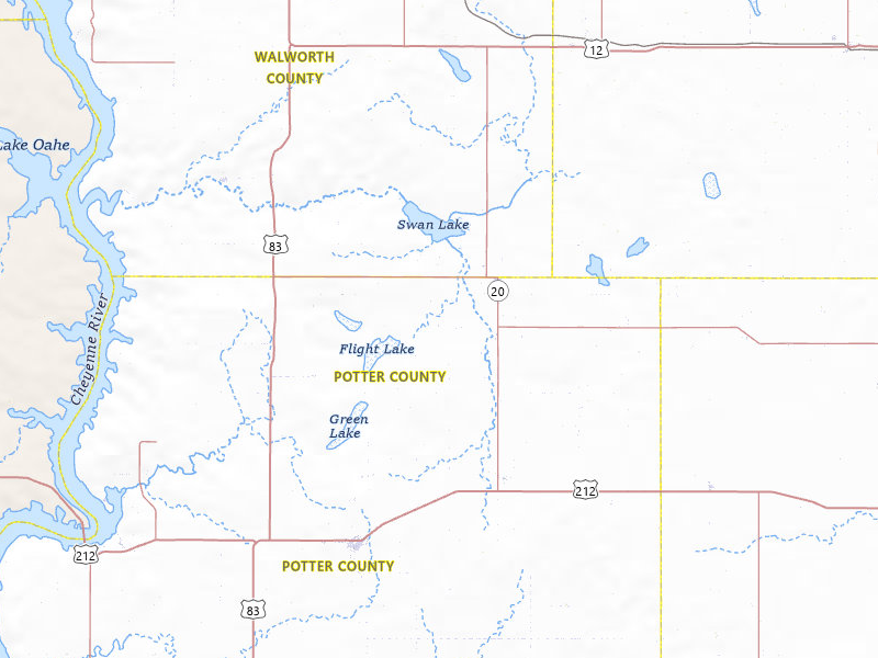 Radar-estimated hail-size map of the storm over Hoven, SD on Jun 27, 2026