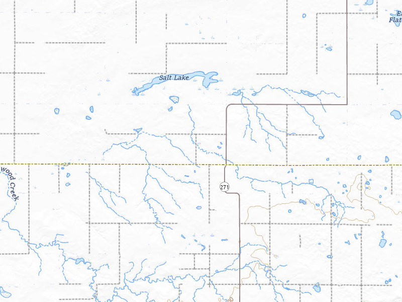 Radar-estimated hail-size map of the storm over Java, SD on May 31, 2026