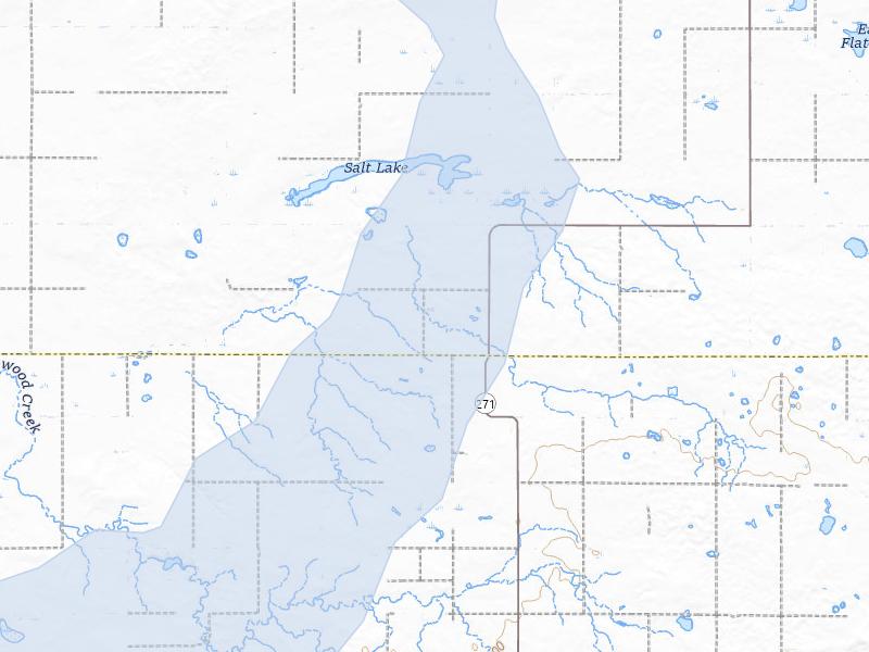 NEXRAD radar-signature map of the hail storm over Java, SD on Jun 2, 2026