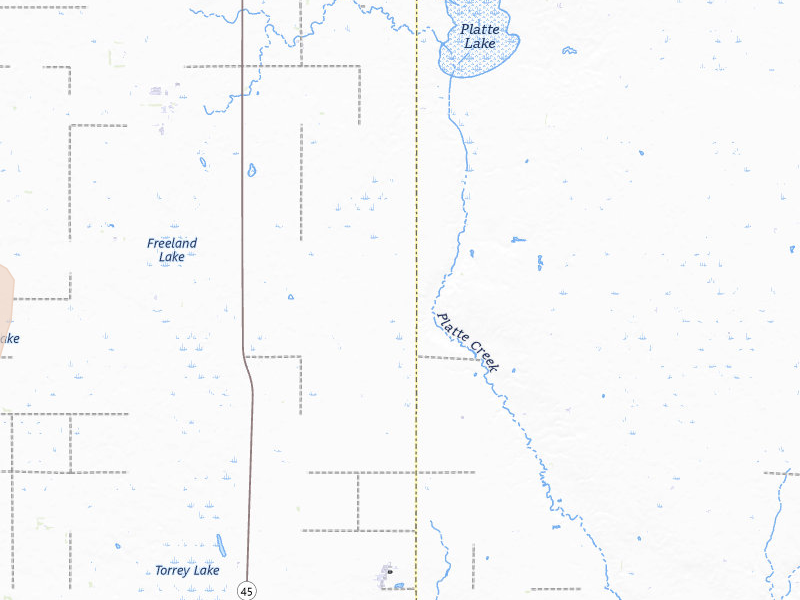 Radar-estimated hail-size map of the storm over Kimball, SD on Jun 9, 2026
