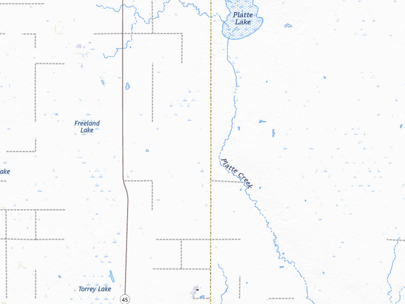 Radar-estimated hail-size map of the storm over Kimball, SD on Jul 2, 2026