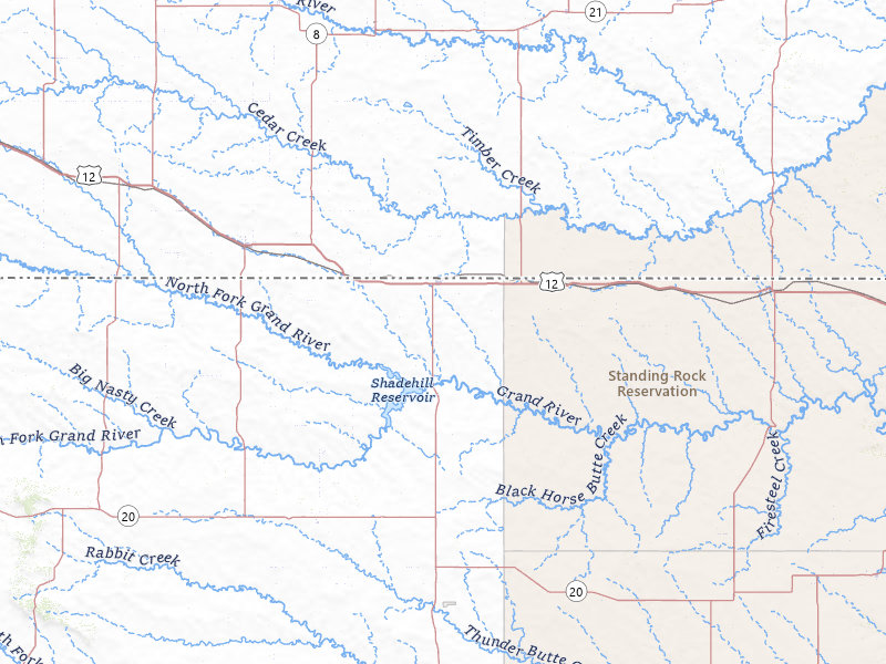 NEXRAD radar-signature map of the hail storm over Lemmon, SD on Jun 7, 2026