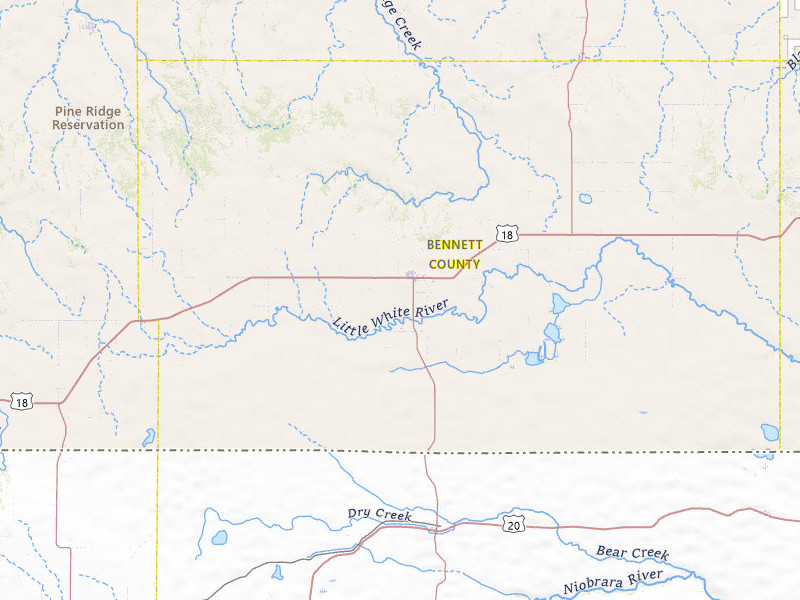 NEXRAD radar-signature map of the hail storm over Martin, SD on Jul 27, 2026