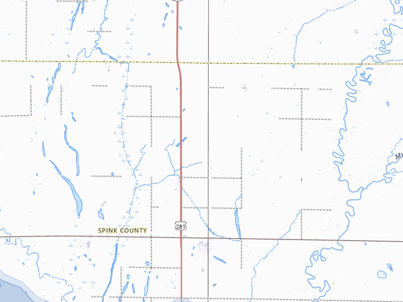 NEXRAD radar-signature map of the hail storm over Mellette, SD on Aug 8, 2026