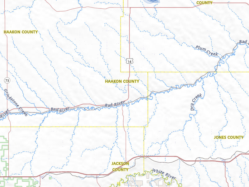 NEXRAD radar-signature map of the hail storm over Midland, SD on Aug 17, 2026