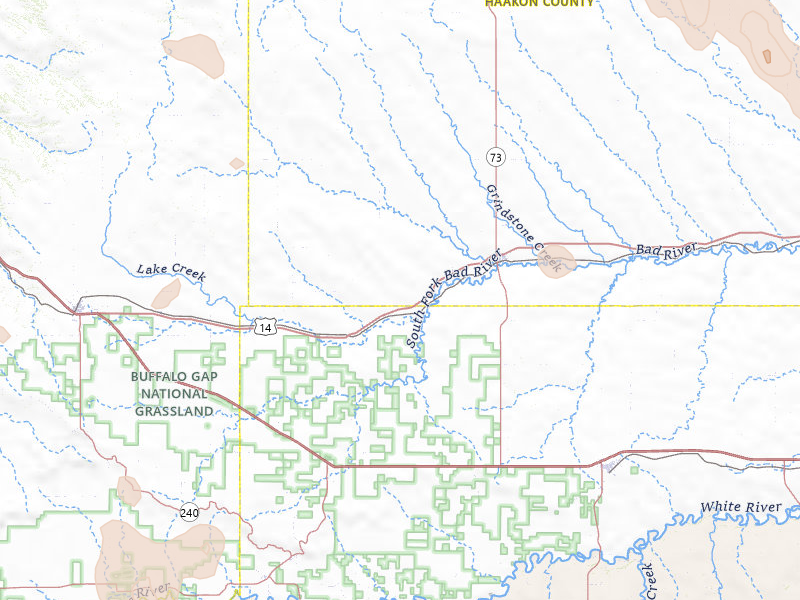 Radar-estimated hail-size map of the storm over Philip, SD on May 30, 2026