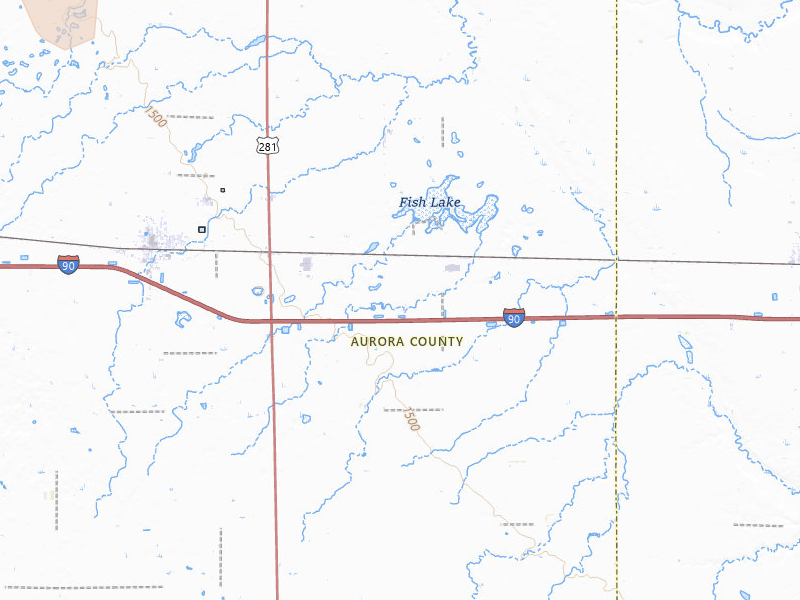 Radar-estimated hail-size map of the storm over Plankinton, SD on Jun 9, 2026
