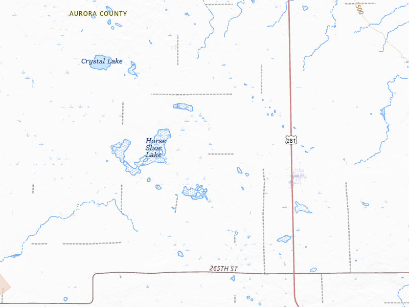 Radar-estimated hail-size map of the storm over Plankinton, SD on Jun 30, 2026