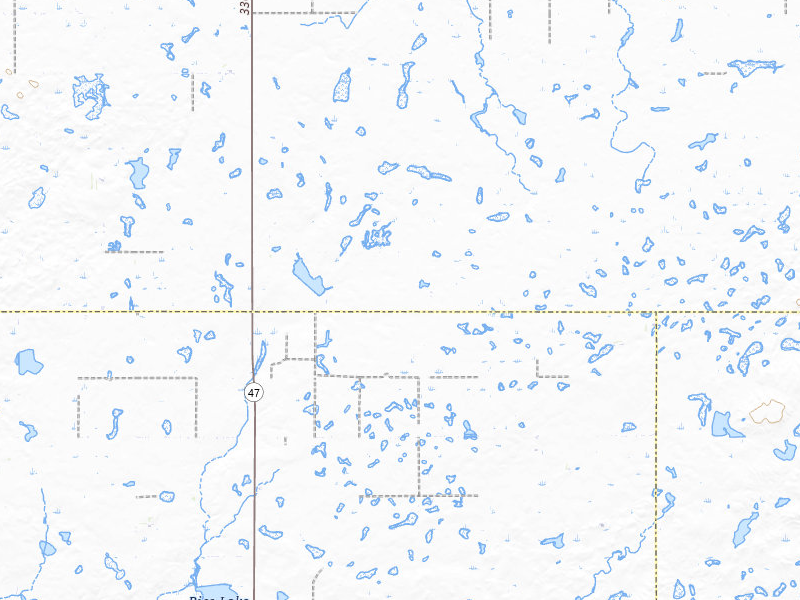 Radar-estimated hail-size map of the storm over Seneca, SD on Jul 7, 2026