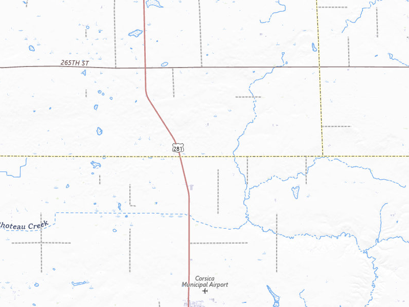 NEXRAD radar-signature map of the hail storm over Stickney, SD on May 17, 2026