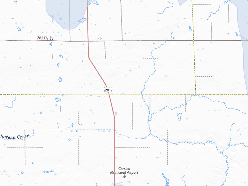 NEXRAD radar-signature map of the hail storm over Stickney, SD on Jun 30, 2026