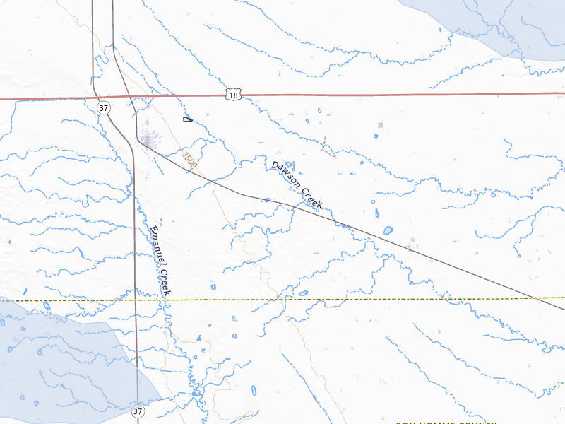 NEXRAD radar-signature map of the hail storm over Tripp, SD on Aug 20, 2026