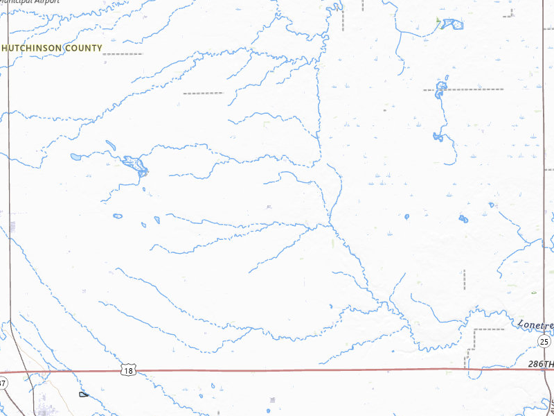 Radar-estimated hail-size map of the storm over Tripp, SD on Sep 1, 2026