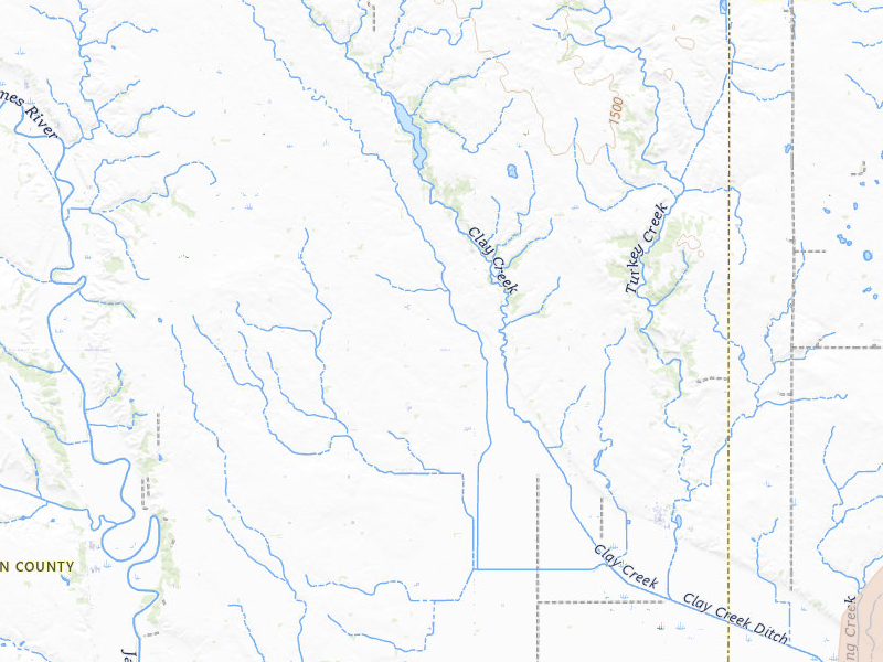 Radar-estimated hail-size map of the storm over Volin, SD on Jul 2, 2026