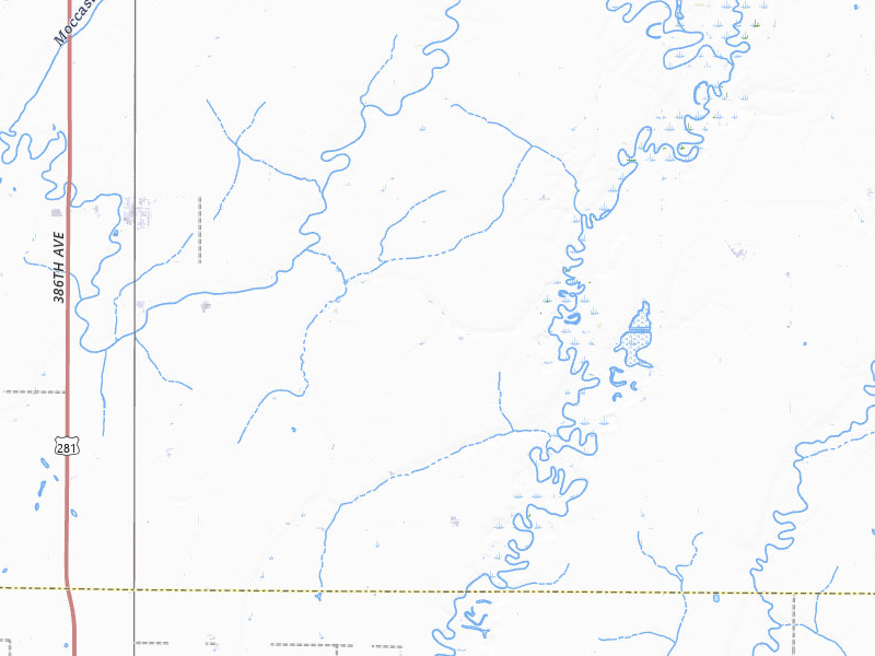 NEXRAD radar-signature map of the hail storm over Warner, SD on Jun 29, 2026