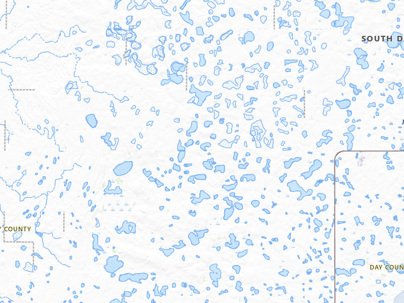 NEXRAD radar-signature map of the hail over Webster, SD
