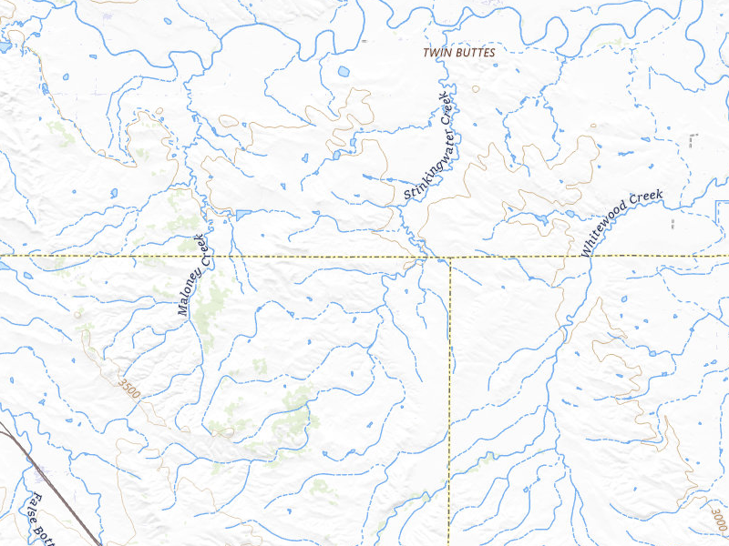 Radar-estimated hail-size map of the storm over Whitewood, SD on Jul 2, 2026