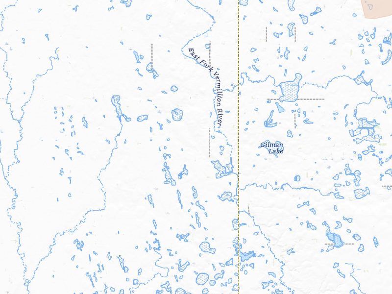 Radar-estimated hail-size map of the storm over Winfred, SD on Jun 3, 2026