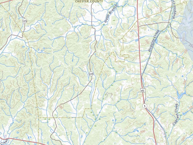NEXRAD radar-signature map of the hail over Bethel Springs, TN