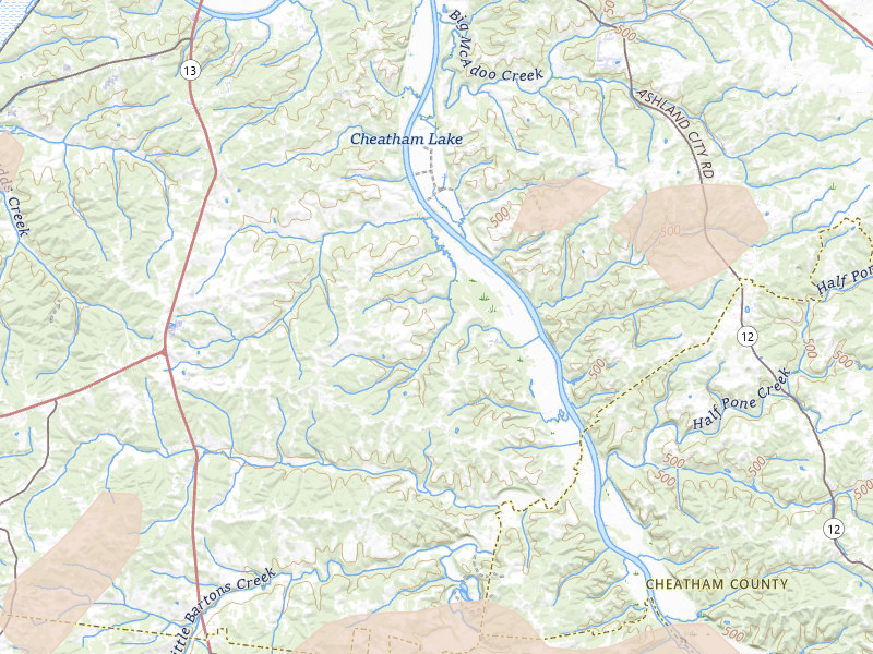 Radar-estimated hail-size map of the storm over Clarksville, TN on Apr 27, 2026