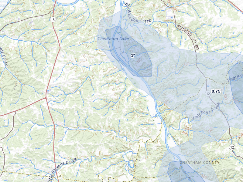 NEXRAD radar-signature map of the hail storm over Clarksville, TN on May 31, 2026