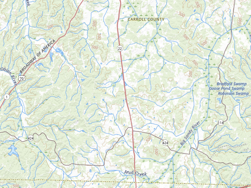 Radar-estimated hail-size map of the storm over Huntingdon, TN on Jul 9, 2026