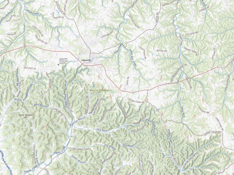 NEXRAD radar-signature map of the hail storm over Lafayette, TN on Aug 17, 2026
