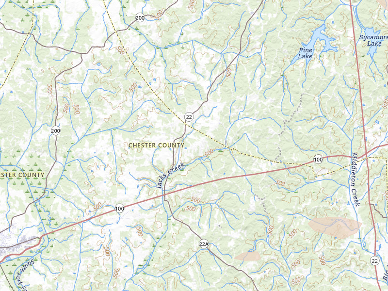 Radar-estimated hail-size map of the storm over Luray, TN on Apr 27, 2026