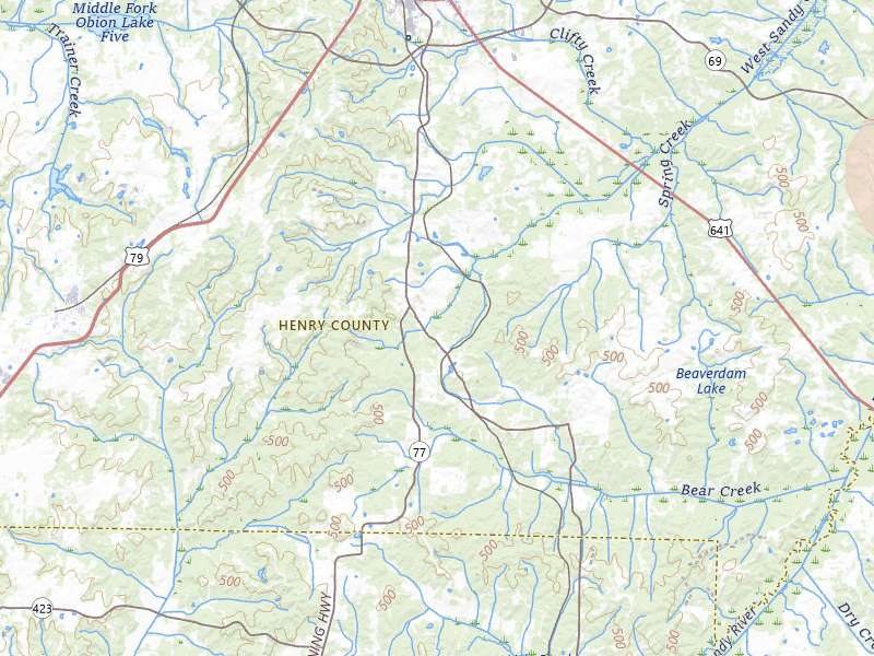 Radar-estimated hail-size map of the storm over Mansfield, TN on Jun 9, 2026
