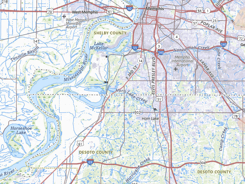 Radar-estimated hail-size map of the storm over Memphis, TN on Jul 4, 2026