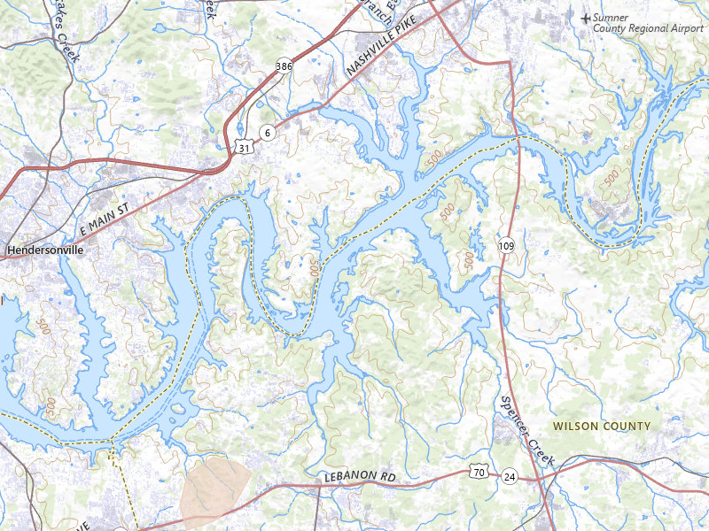 Radar-estimated hail-size map of the storm over Mount Juliet, TN on Jun 9, 2026