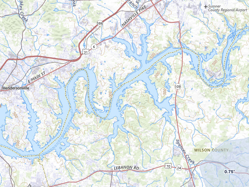 NEXRAD radar-signature map of the hail storm over Mount Juliet, TN on Jul 3, 2026