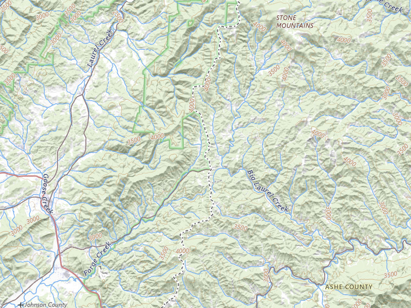 Radar-estimated hail-size map of the storm over Mountain City, TN on Apr 1, 2026