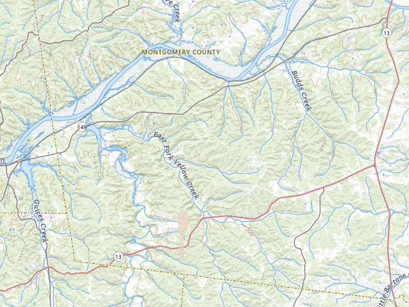 Radar-estimated hail-size map of the storm over Palmyra, TN on Jul 26, 2026