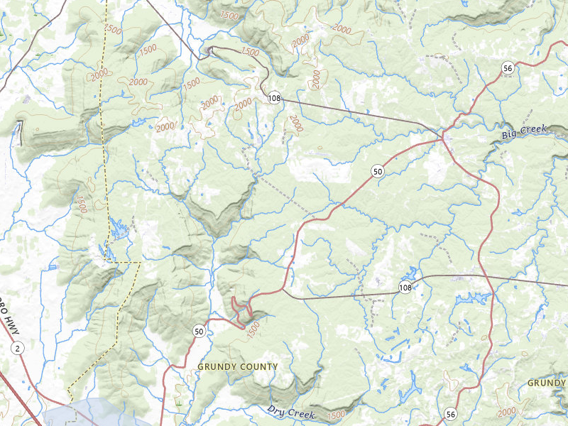 NEXRAD radar-signature map of the hail storm over Pelham, TN on Jul 11, 2026