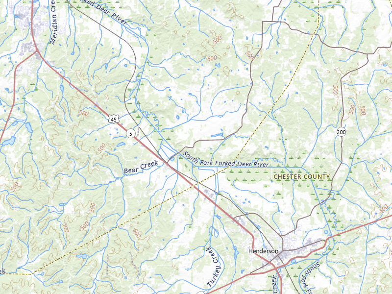 Radar-estimated hail-size map of the storm over Pinson, TN on Apr 27, 2026