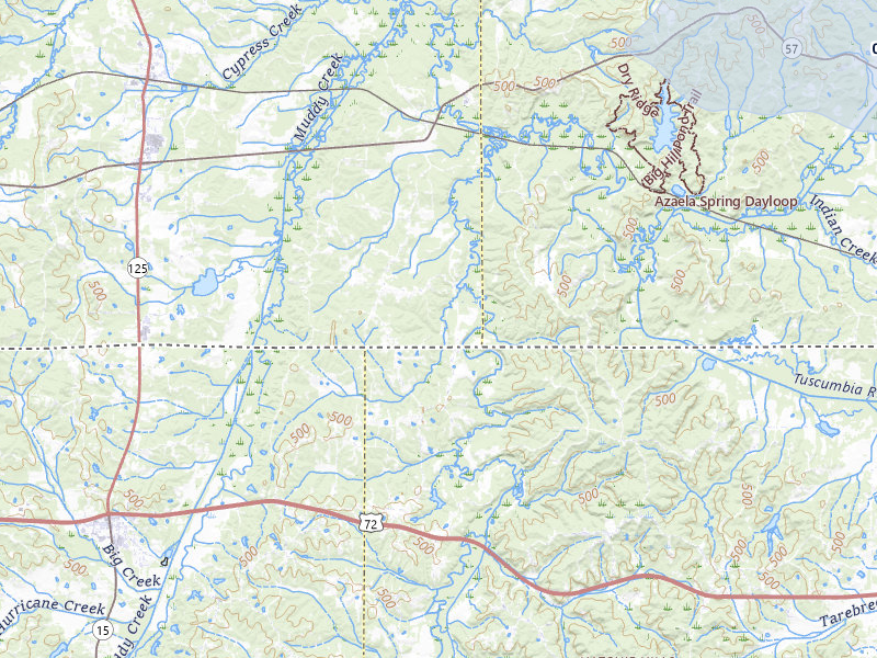 NEXRAD radar-signature map of the hail storm over Pocahontas, TN on Jul 8, 2026