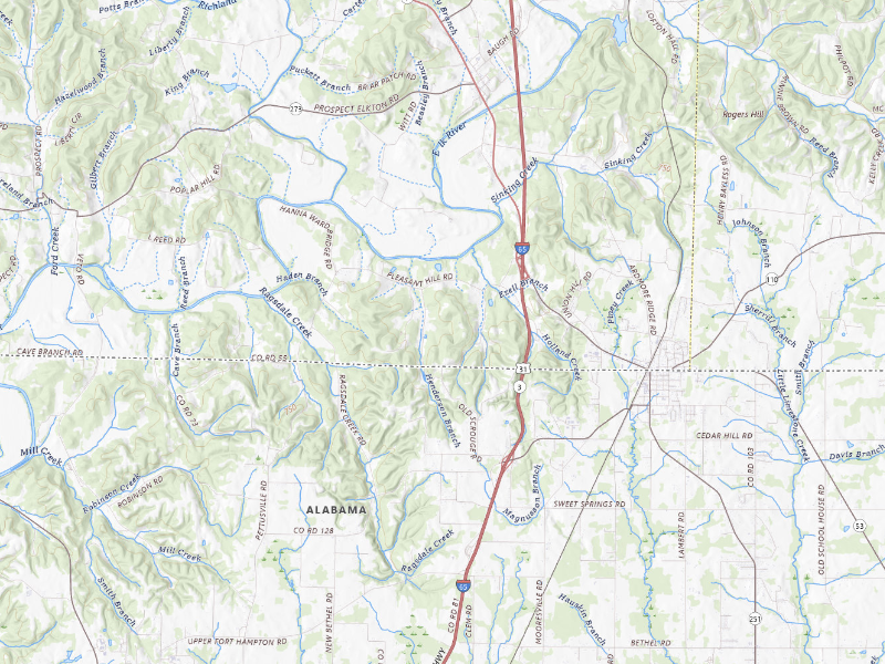 NEXRAD radar-signature map of the hail storm over Prospect, TN on Aug 20, 2026