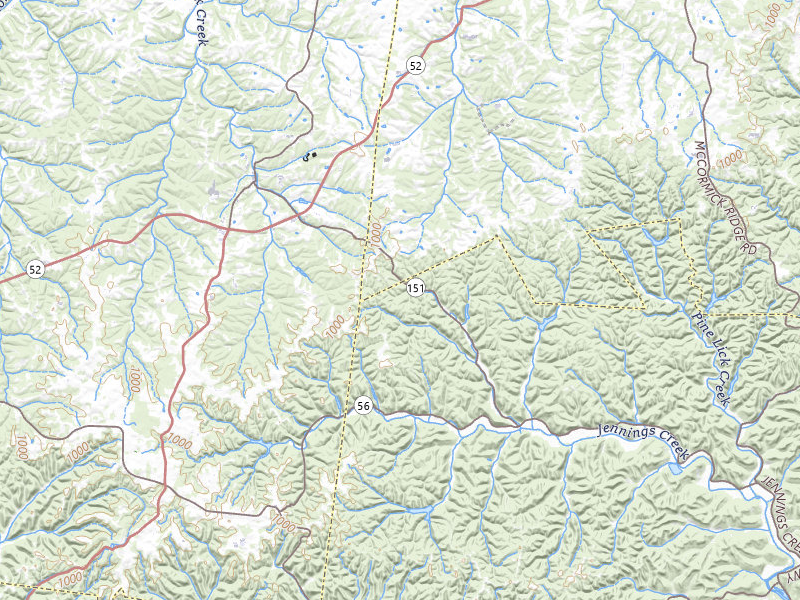 Radar-estimated hail-size map of the storm over Red Boiling Springs, TN on Jun 27, 2026