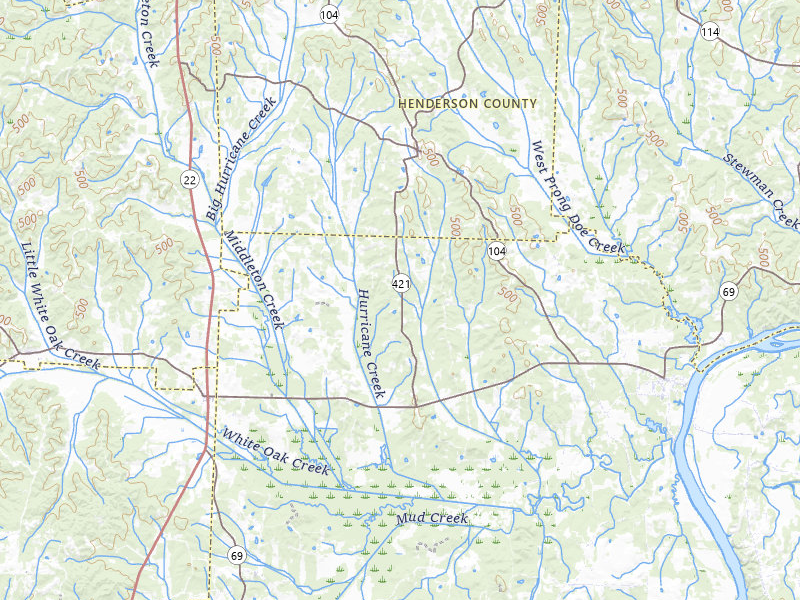 Radar-estimated hail-size map of the storm over Sardis, TN on Jul 11, 2026