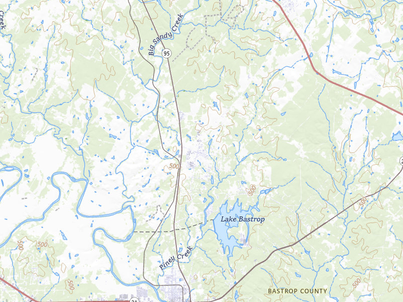 NEXRAD radar-signature map of the hail storm over Bastrop, TX on Mar 7, 2026