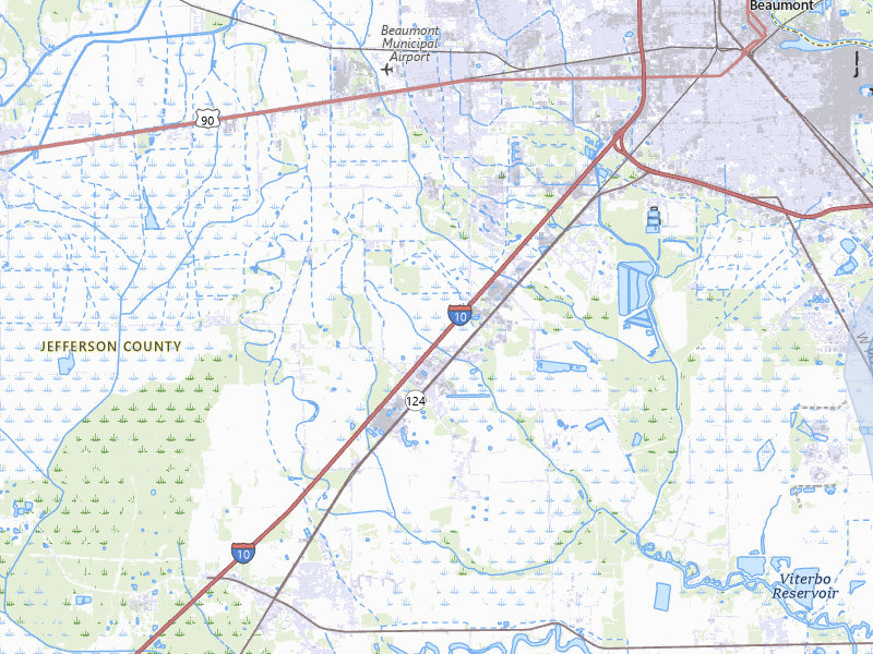 NEXRAD radar-signature map of the hail storm over Beaumont, TX on Jul 7, 2026