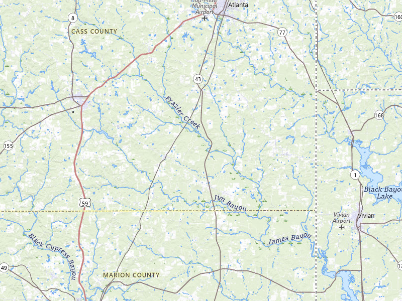 Radar-estimated hail-size map of the storm over Bivins, TX on Mar 6, 2026