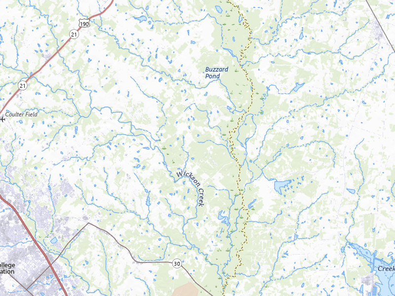 Radar-estimated hail-size map of the storm over Bryan, TX on Apr 12, 2026