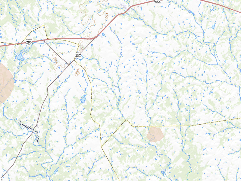 Radar-estimated hail-size map of the storm over Burton, TX on Aug 28, 2026